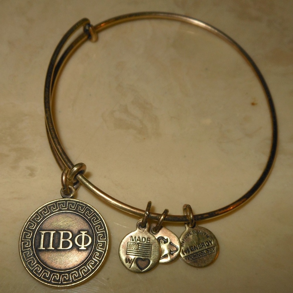 Alex And Ani Pi Beta Phi Fraternity Charm Copper G